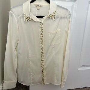 Cream blouse